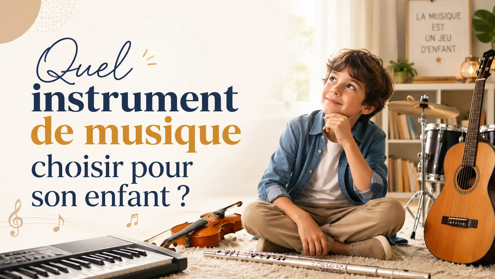 Quel instrument de musique choisir pour son enfant ?